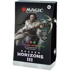 Magic: The Gathering Modern Horizons 3 Commander Deck Graveyard Overdrive (100-Card Deck, 2-Card Collector Booster Sample Pack + Accessories) (English Version) Magic: The Gathering Modern Horizons 3 Commander Deck Graveyard Overdrive (100-Card Deck, 2-Card Collector Booster Sample Pack + Accessories) (English Version)