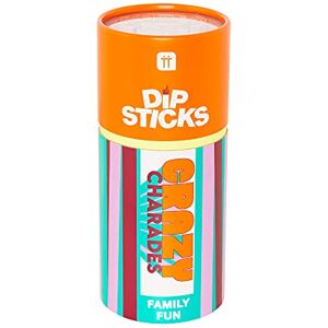 Talking Tables Dipsticks Crazy Charades Game for Kids and Adults Acting Ideas for Whole Family, Present, Stocking Filler, Gamecharades Talking Tables Dipsticks Crazy Charades Game for Kids and Adults Acting Ideas for Whole Family, Present, Stocking Filler, Gamecharades