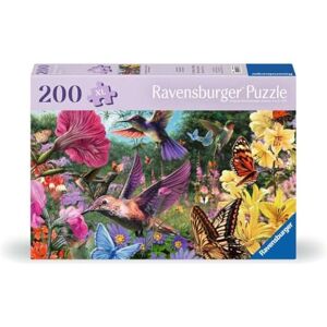 Ravensburger Feel Well & Puzzle & Board Hummingbirds and Butterflies, 200 piece for Adults and Kids Age 9 Years Up Ravensburger Feel Well & Puzzle & Board Hummingbirds and Butterflies, 200 piece for Adults and Kids Age 9 Years Up