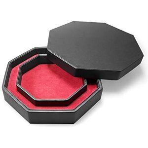 shibby dice board with dice tray and lid for all tabletop games 23,5cm (red) shibby dice board with dice tray and lid for all tabletop games 23,5cm (red)