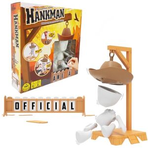 Hankman The Official Guess, The Hangman Mystery Word Game, 2+ Players, Ages 6+. Fun board games anyone can play. Easy set up family games. Can you guess the word or will Hank fall? Hankman The Official Guess, The Hangman Mystery Word Game, 2+ Players, Ages 6+. Fun board games anyone can play. Easy set up family games. Can you guess the word or will Hank fall?
