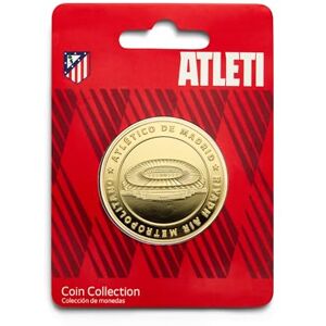 MOCIWORLD Atlético de Madrid, Special Edition, Weapons & Stadium, Riyadh Air Metropolitano, Collectible Toy, Gold, Officially Licensed MOCIWORLD Atlético de Madrid, Special Edition, Weapons & Stadium, Riyadh Air Metropolitano, Collectible Toy, Gold, Officially Licensed