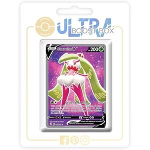 my-booster Sucreine V (Tsareena V) 246/264 Full Art X Écarlate et Violet 8 Poing de Fusion Box of 10 Pokemon French Cards my-booster Sucreine V (Tsareena V) 246/264 Full Art X Écarlate et Violet 8 Poing de Fusion Box of 10 Pokemon French Cards