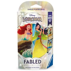 Ravensburger Disney Lorcana Trading Card Game Starter Deck B Set 9 Fabled for Adults and Kids Age 8 Years Up Collectable TCG Ravensburger Disney Lorcana Trading Card Game Starter Deck B Set 9 Fabled for Adults and Kids Age 8 Years Up Collectable TCG