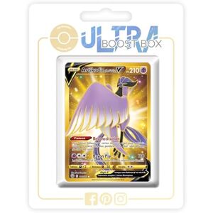 my-booster Artikodin de Galar V (Galarian Articuno V) 181/172 Shiny Gold X Épée et Bouclier 9 Stars Étincelantes Box of 10 Pokemon French Cards my-booster Artikodin de Galar V (Galarian Articuno V) 181/172 Shiny Gold X Épée et Bouclier 9 Stars Étincelantes Box of 10 Pokemon French Cards