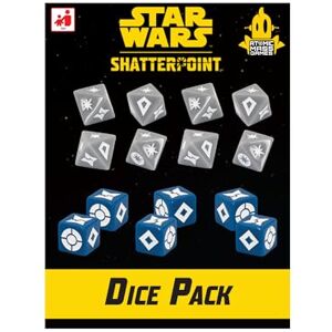 Asmodee Star Wars: Shatterpoint Dice Pack Tabletop Miniatures Accessory Ages 14+ 2 Players 90 Minutes Playing Time Asmodee Star Wars: Shatterpoint Dice Pack Tabletop Miniatures Accessory Ages 14+ 2 Players 90 Minutes Playing Time