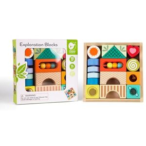 Classic World Explanation Blocks – 18‑Piece Sensory Discovery Set with 8 Interactive Functions – Wooden Learning Blocks for Fine Motor Skills, Imagination & Early Development – Suitable from 9 Months+ Classic World Explanation Blocks – 18‑Piece Sensory Discovery Set with 8 Interactive Functions – Wooden Learning Blocks for Fine Motor Skills, Imagination & Early Development – Suitable from 9 Months+