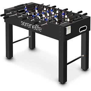 SereneLife Table Football/Foosball Game, Tabletop, Interactive Table Soccer Game, Tabletop, Mini Football, Games for Kids & Adults (Black) SereneLife Table Football/Foosball Game, Tabletop, Interactive Table Soccer Game, Tabletop, Mini Football, Games for Kids & Adults (Black)