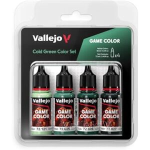 Vallejo AV Game Color Set Cold Green Colors (x4) Vallejo AV Game Color Set Cold Green Colors (x4)