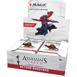 Magic: The Gathering Assassin’s Creed Beyond Booster Box 24 Beyond Boosters (7 Cards in Each Pack) Collectible Trading Card Game for Ages 13+ (English Version) Magic: The Gathering Assassin’s Creed Beyond Booster Box 24 Beyond Boosters (7 Cards in Each Pack) Collectible Trading Card Game for Ages 13+ (English Version)