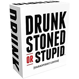 Asmodee Cojones Production, Drunk, Stoned or Stupid, Party Game, Card Game, 4-99 Players, From 18+ Years, 30+ Minutes, German Asmodee Cojones Production, Drunk, Stoned or Stupid, Party Game, Card Game, 4-99 Players, From 18+ Years, 30+ Minutes, German