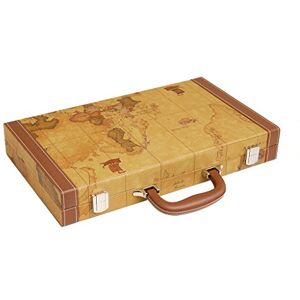 Middleton Games Luxurious 15-inch Map Backgammon Set - Backgammon Set Middleton Games Luxurious 15-inch Map Backgammon Set - Backgammon Set