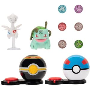 Pokémon Surprise Attack Game 2-Inch Pikachu, Charmander, Grookey, Togepi, Totodile, Munchlax with Poké Ball and Premier Ball plus 6 Attack Discs Pokémon Surprise Attack Game 2-Inch Pikachu, Charmander, Grookey, Togepi, Totodile, Munchlax with Poké Ball and Premier Ball plus 6 Attack Discs