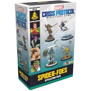Asmodee Atomic Mass Games Marvel Crisis Protocol: Spider Foes Affiliation Pack Miniatures Board Game Ages 14+ 2 Players 90 Minutes Playing Time Asmodee Atomic Mass Games Marvel Crisis Protocol: Spider Foes Affiliation Pack Miniatures Board Game Ages 14+ 2 Players 90 Minutes Playing Time