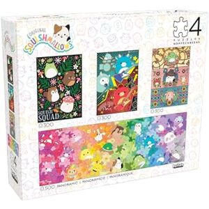 Buffalo Squishmallows 4 X 1 Multipack Squish Multipack Various Piece Count Jigsaw Puzzles for Adults Challenging Puzzle Perfect for Game Nights Buffalo Squishmallows 4 X 1 Multipack Squish Multipack Various Piece Count Jigsaw Puzzles for Adults Challenging Puzzle Perfect for Game Nights