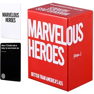 malygame Marvelous Heroes Card Games for Adults and Family, Party Games malygame Marvelous Heroes Card Games for Adults and Family, Party Games
