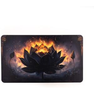 PLAYMATS Lotus Rubber Mat with Grid Compatible with "Magic: The Gathering" 61 x 35.5 cm / 24 x 14 inches, No Grid PLAYMATS Lotus Rubber Mat with Grid Compatible with "Magic: The Gathering" 61 x 35.5 cm / 24 x 14 inches, No Grid