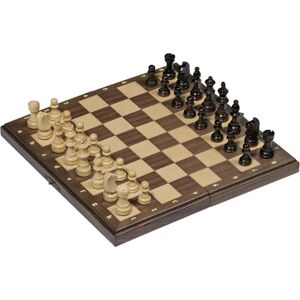 Goki Magnetic Chess Set in a Wooden Hinged Case Goki Magnetic Chess Set in a Wooden Hinged Case