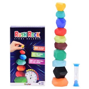 #sbabam Rush Rock Stone Balance Party Game with 10 Coloured Stones, 60 Seconds Timer, Case Included, Age 3+, Balance and Stacking Challenge #sbabam Rush Rock Stone Balance Party Game with 10 Coloured Stones, 60 Seconds Timer, Case Included, Age 3+, Balance and Stacking Challenge