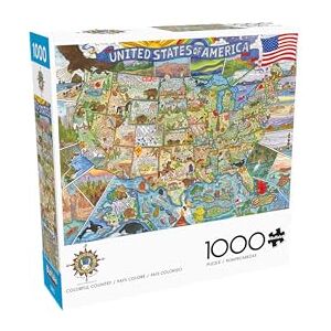 Buffalo Adventure Destinations Colorful Country 1000 Piece Jigsaw Puzzle for Adults Challenging Puzzle Perfect for Game Nights Finished Size 26.75 x 19.75 Buffalo Adventure Destinations Colorful Country 1000 Piece Jigsaw Puzzle for Adults Challenging Puzzle Perfect for Game Nights Finished Size 26.75 x 19.75