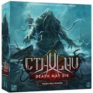 Asmodee Cthulhu Death May Die Fear of the Unknown Board Game, 1-5 Players, 14+ Years, Italian Edition Asmodee Cthulhu Death May Die Fear of the Unknown Board Game, 1-5 Players, 14+ Years, Italian Edition
