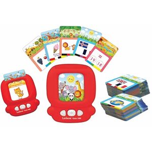 Lexibook , Quizz Hit®, Bilingual interactive card reader, Spanish/English, 150 double sided cards, educational quiz & flashcard machine, Red, JCR10i2 Lexibook , Quizz Hit®, Bilingual interactive card reader, Spanish/English, 150 double sided cards, educational quiz & flashcard machine, Red, JCR10i2