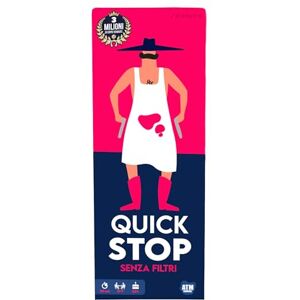 QUICKSTOP Senza Filtri - Card Game for Adults - Party Game - Fun, Irreverent & Fast - 2 to 7 Players - Perfect for Parties & Nights QUICKSTOP Senza Filtri - Card Game for Adults - Party Game - Fun, Irreverent & Fast - 2 to 7 Players - Perfect for Parties & Nights