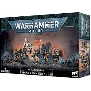 Games Workshop Warhammer 40,000 Astra Militarum: Cadian Command Squad (2023 Edition) Games Workshop Warhammer 40,000 Astra Militarum: Cadian Command Squad (2023 Edition)