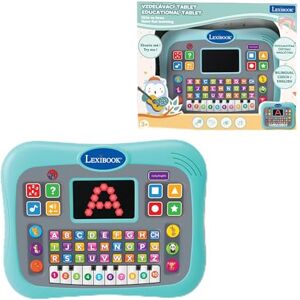 Lexibook , Educational Tablet, Bilingual ENGLISH/CZECH, Talking Tablet with Screen to Learn the Alphabet, Numbers, and Animals, Piano and Interactive Quiz Modes, Blue, JCPAD007i12 Lexibook , Educational Tablet, Bilingual ENGLISH/CZECH, Talking Tablet with Screen to Learn the Alphabet, Numbers, and Animals, Piano and Interactive Quiz Modes, Blue, JCPAD007i12