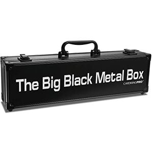 CardKingPro The Big Black Metal Box, Compatible with Cards Against Humanity, Magic The Gathering, MTG, (Game Not Included) Includes 8 Dividers (Long Version) Fits up to 1400 Loose Unsleeved Cards CardKingPro The Big Black Metal Box, Compatible with Cards Against Humanity, Magic The Gathering, MTG, (Game Not Included) Includes 8 Dividers (Long Version) Fits up to 1400 Loose Unsleeved Cards