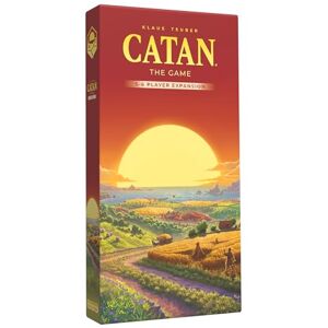 CATAN 6th Edition 5-6 Player Expansion Requires Base Game To Play Board Game Ages 10+ 3-6 Players 60-90 Minutes Playing Time CATAN 6th Edition 5-6 Player Expansion Requires Base Game To Play Board Game Ages 10+ 3-6 Players 60-90 Minutes Playing Time