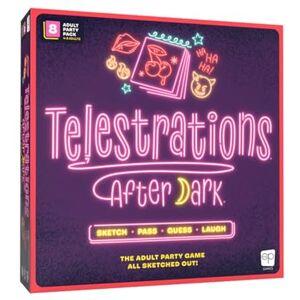 USAopoly Telestrations After Dark Refresh Adult Party Game Ages 18+ 4-8 Players 30+ Minutes Playing Time USAopoly Telestrations After Dark Refresh Adult Party Game Ages 18+ 4-8 Players 30+ Minutes Playing Time