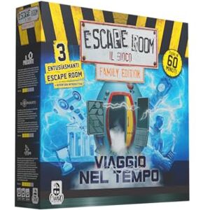 Cranio Creations Time Travel Escape Room, the Family Edition of the Famous Table Escape Room with New Passionate Missions, Italian Language Edition Cranio Creations Time Travel Escape Room, the Family Edition of the Famous Table Escape Room with New Passionate Missions, Italian Language Edition