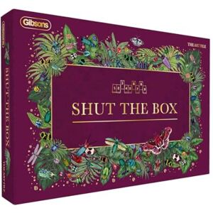 Gibsons The Art File Shut the Box – Luxury Wooden Family Dice Game for Ages 8+, 1+ Players – Classic Mathematical Board Game with Elegant Design – Premium Gift for Kids & Adults Gibsons The Art File Shut the Box – Luxury Wooden Family Dice Game for Ages 8+, 1+ Players – Classic Mathematical Board Game with Elegant Design – Premium Gift for Kids & Adults