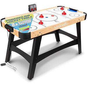 SereneLife Air Hockey Table for Kids and Adults Full Size, 150 cm Arcade Game Table w/ 4 Pushers, 2X Stronger Motor, LED Scoreboard, Puck Dispenser & Complete Accessories, for Game room/home/office SereneLife Air Hockey Table for Kids and Adults Full Size, 150 cm Arcade Game Table w/ 4 Pushers, 2X Stronger Motor, LED Scoreboard, Puck Dispenser & Complete Accessories, for Game room/home/office