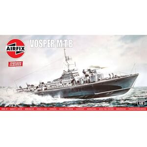 Airfix Vintage Classics Set A05280V Vosper M.T.B Plastic Model Watercraft Kits for Adults & Children 8+, Set Includes 189 Pieces 1:72 Scale Model Boat Sets Airfix Vintage Classics Set A05280V Vosper M.T.B Plastic Model Watercraft Kits for Adults & Children 8+, Set Includes 189 Pieces 1:72 Scale Model Boat Sets