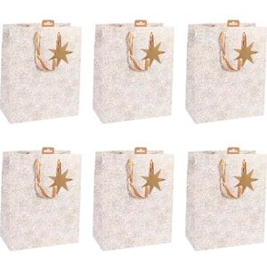 Clairefontaine X-32826-2C Large Gift Bags Set of 6 - Christmas Sands Clairefontaine X-32826-2C Large Gift Bags Set of 6 - Christmas Sands