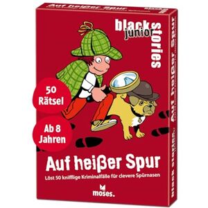 moses . Black Stories Junior On Hot Track 50 Tricky Crime Cases for Small Detectives, The Puzzle Card Game Two Game Variations, Puzzle Game for Children from 8 Years moses . Black Stories Junior On Hot Track 50 Tricky Crime Cases for Small Detectives, The Puzzle Card Game Two Game Variations, Puzzle Game for Children from 8 Years