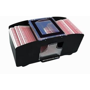 Wilson Automatic Card Shuffler Accessory for fast and homogeneous card shuffling Requires 4 x AA 1.5v batteries Cards And Batteries Not Included Wilson Automatic Card Shuffler Accessory for fast and homogeneous card shuffling Requires 4 x AA 1.5v batteries Cards And Batteries Not Included