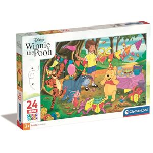 Clementoni 24201 Supercolor Puzzle for children Winnie The Pooh 24 Maxi Pieces Disney, Multicoloured Clementoni 24201 Supercolor Puzzle for children Winnie The Pooh 24 Maxi Pieces Disney, Multicoloured