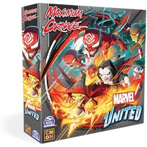 Asmodee Marvel United Maximum Carnage Expansion Board Game 14+ Years, 1-5 Players, Italian Edition Asmodee Marvel United Maximum Carnage Expansion Board Game 14+ Years, 1-5 Players, Italian Edition