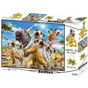 PRiME Howard Robinson Meerkat Selfie 3D Lenticular Jigsaw Puzzle, 61 cm x 46 cm, 500 pcs, Games & Puzzles, Ages 3+ PRiME Howard Robinson Meerkat Selfie 3D Lenticular Jigsaw Puzzle, 61 cm x 46 cm, 500 pcs, Games & Puzzles, Ages 3+