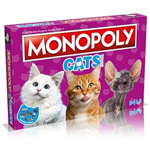 Winning Moves Cats Monopoly Board Game, Buy 22 of our cats favourite places to nap and trade your way to success, great gift for ages 8 plus Winning Moves Cats Monopoly Board Game, Buy 22 of our cats favourite places to nap and trade your way to success, great gift for ages 8 plus
