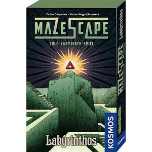 Kosmos Mazescape Labyrinthos, Solo Maze Game, Puzzle Game, Brain Jogging, Labyrinth Game, Ages 8+ Kosmos Mazescape Labyrinthos, Solo Maze Game, Puzzle Game, Brain Jogging, Labyrinth Game, Ages 8+