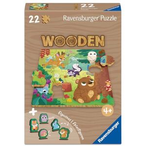 Ravensburger Forest Animals 22 piece Wooden Jigsaw Puzzle for Adults and Kids Age 4 Years Up Ravensburger Forest Animals 22 piece Wooden Jigsaw Puzzle for Adults and Kids Age 4 Years Up