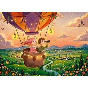 Ravensburger Cozy Sunset Sky Ride 300 Piece XXL Jigsaw Puzzle for Kids Age 9+ & Adults – Colourful Hot Air Balloon Fantasy Puzzle with Extra Large Pieces – Family Puzzle Gift Ravensburger Cozy Sunset Sky Ride 300 Piece XXL Jigsaw Puzzle for Kids Age 9+ & Adults – Colourful Hot Air Balloon Fantasy Puzzle with Extra Large Pieces – Family Puzzle Gift