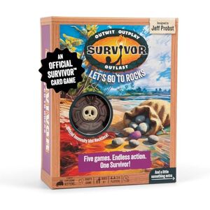 Exploding Kittens Survivor: Let’s Go to Rocks Game for Ages 8+, 2 to 6 Players, Strategy and Challenge Party Game with Rocks, Cards, and Immunity Necklace. Exploding Kittens Survivor: Let’s Go to Rocks Game for Ages 8+, 2 to 6 Players, Strategy and Challenge Party Game with Rocks, Cards, and Immunity Necklace.