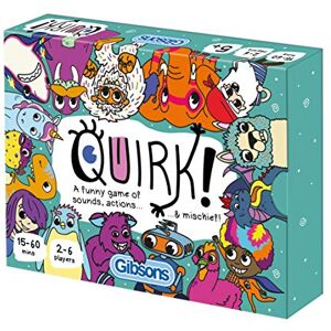 Gibsons Quirk! Silly Card Collecting Game Action-Packed: Squawk like a parrot, dance like a robot for Christmas & Birthdays Family Game for Kids & Adults Ages 5+, 2-6 Players Gibsons Quirk! Silly Card Collecting Game Action-Packed: Squawk like a parrot, dance like a robot for Christmas & Birthdays Family Game for Kids & Adults Ages 5+, 2-6 Players