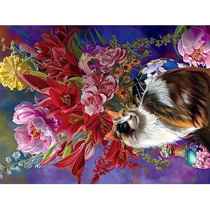 Buffalo 17313 Feline Elegance Jigsaw Puzzle, Multi Buffalo 17313 Feline Elegance Jigsaw Puzzle, Multi