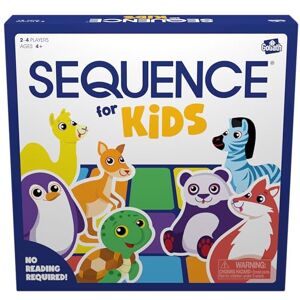Jax SEQUENCE for Kids The 'No Reading Required' Strategy Game Match 4 Symbols in a Row to Win! Kids Board Games 2-4 Players Ages 4+ Jax SEQUENCE for Kids The 'No Reading Required' Strategy Game Match 4 Symbols in a Row to Win! Kids Board Games 2-4 Players Ages 4+